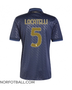 Billige Fotballdrakt Juventus Manuel Locatelli #5 Replika Tredjedrakt 2024-25 Kortermet